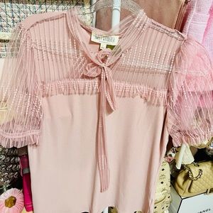 Pink blouse
